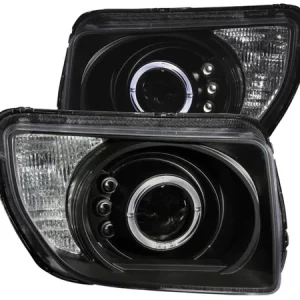 Anzo 2003-2006 Honda Element Projector Headlights w/ Halo Black