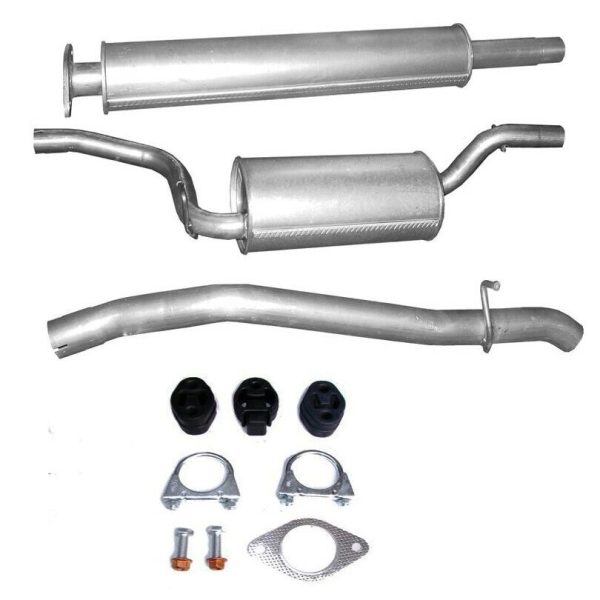 Exhaust + Mounting Kit for Ford Focus MKII ,Ford C-Max 1.6 1.8 2.0 1.6 Ti-VCT