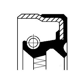 CORTECO 01019205B Shaft Seal, wheel hub