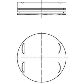 MAHLE ORIGINAL 083 13 00 Piston