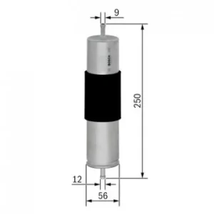 Fuel filter BOSCH F 026 402 068